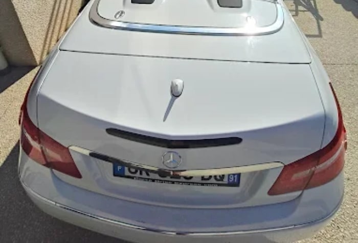 Mercedes cabriolet vendue avec BTCAUTO