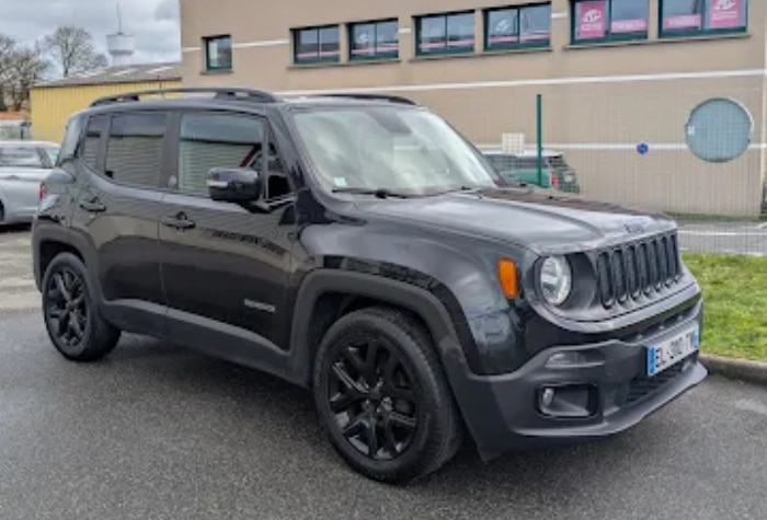 Jeep Renegade vendue avec BTCAUTO